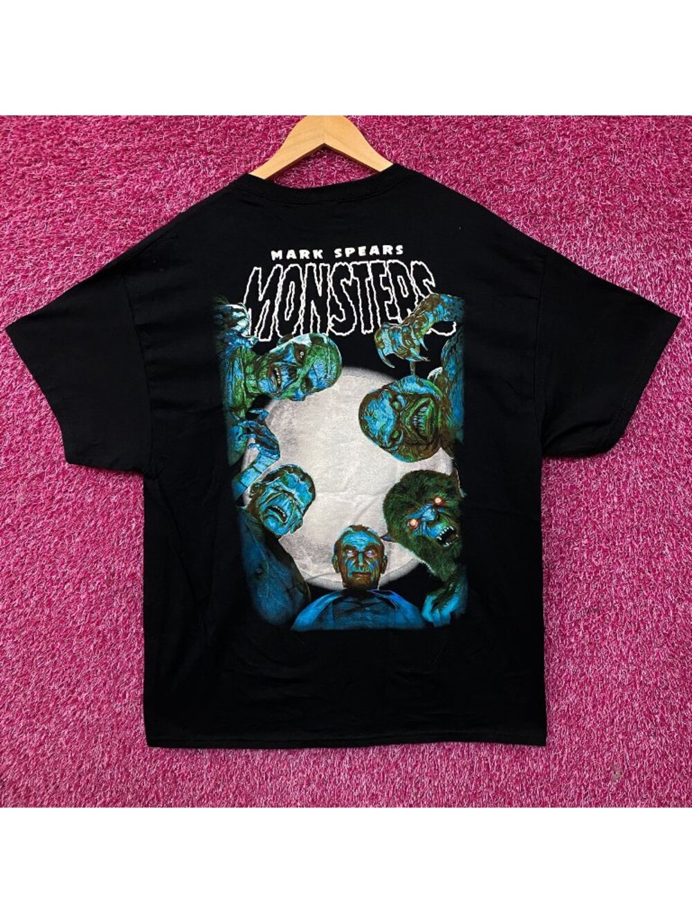 Mark Spears Monsters Last Supper Horror Graphic T-Shirt XL